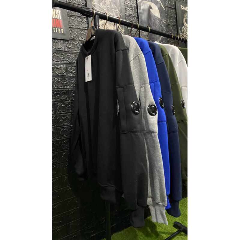 CREWNECK CP COMPANY BLACK PE