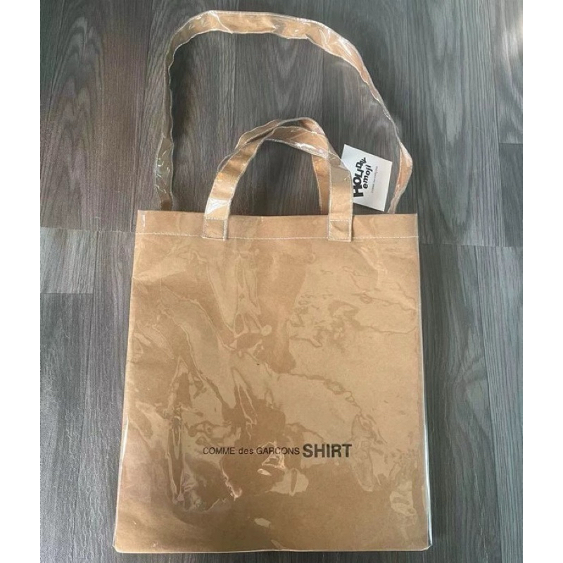 Tas CDG Holiday Emoji PVC Craft Paper Tote Bag