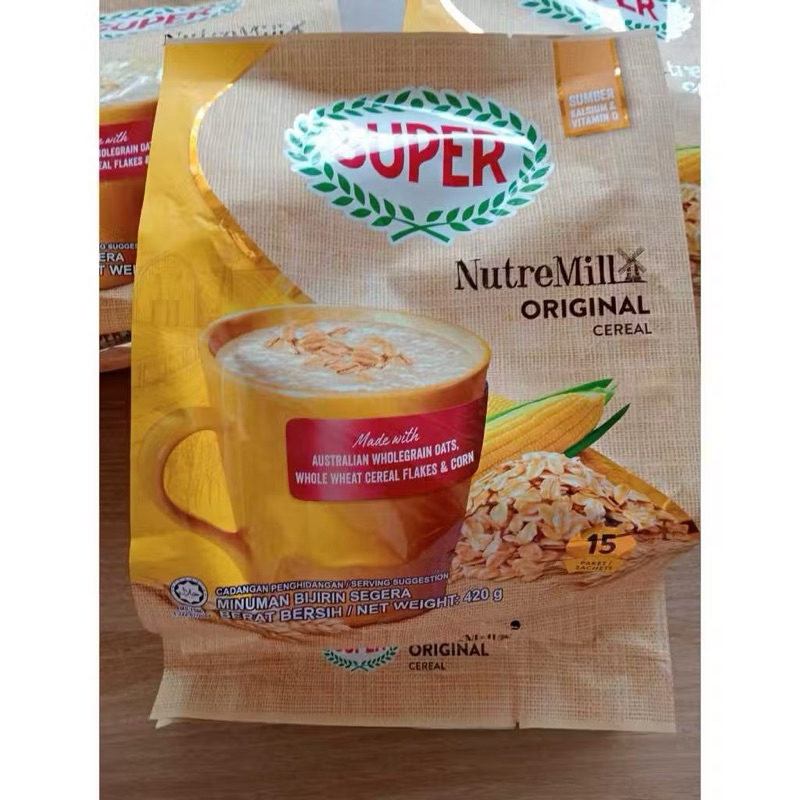

Sereal Super Nutremill Original Cereal 15 x 30 Gram