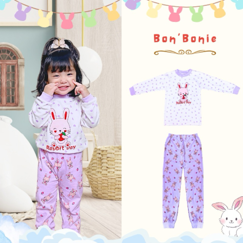 BON’BONIE RABITA DAY GIRLS - PREMIUM KIDS PAJAMAS