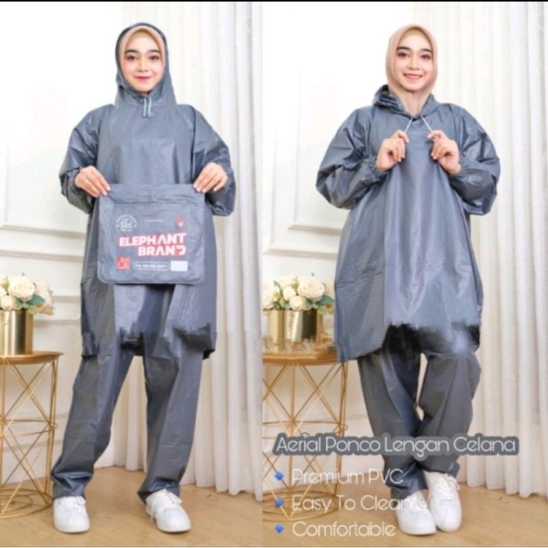 JAS HUJAN BAJU CELANA ZIPPY ELEPHANT BRAND TERBARU TERMURAH