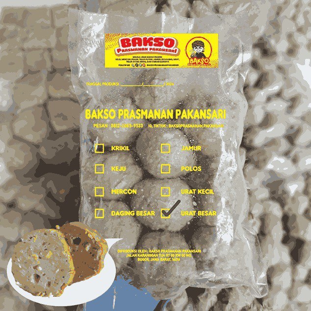 

[BAKSO VIRAL] Bakso Prasmanan Pakansari Bakso Urat Isi 10