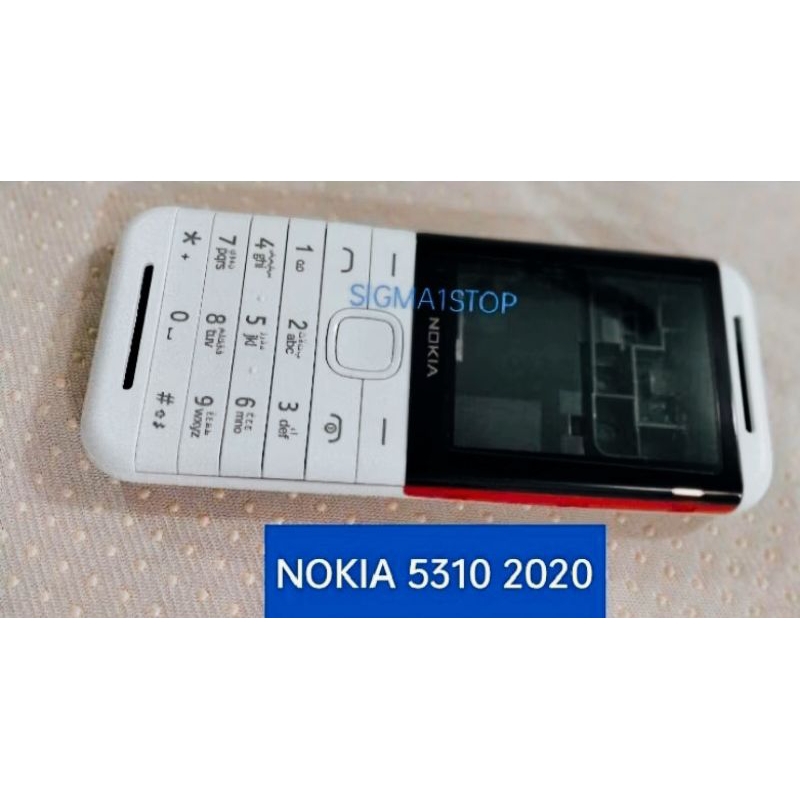 NOKIA 5310 2020  CASING FULL SET + TULANG  HOUSING CASE CANDY BAR KESING