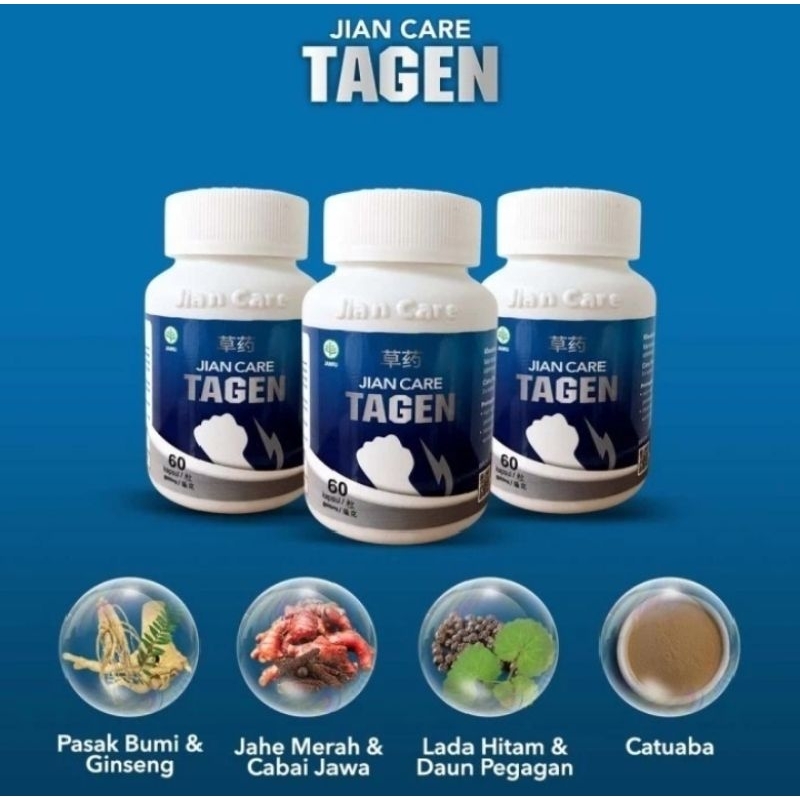 Jian Care Tagen-Obat Herbal Cina Bantu Meningkatkan Kesuburan Pria