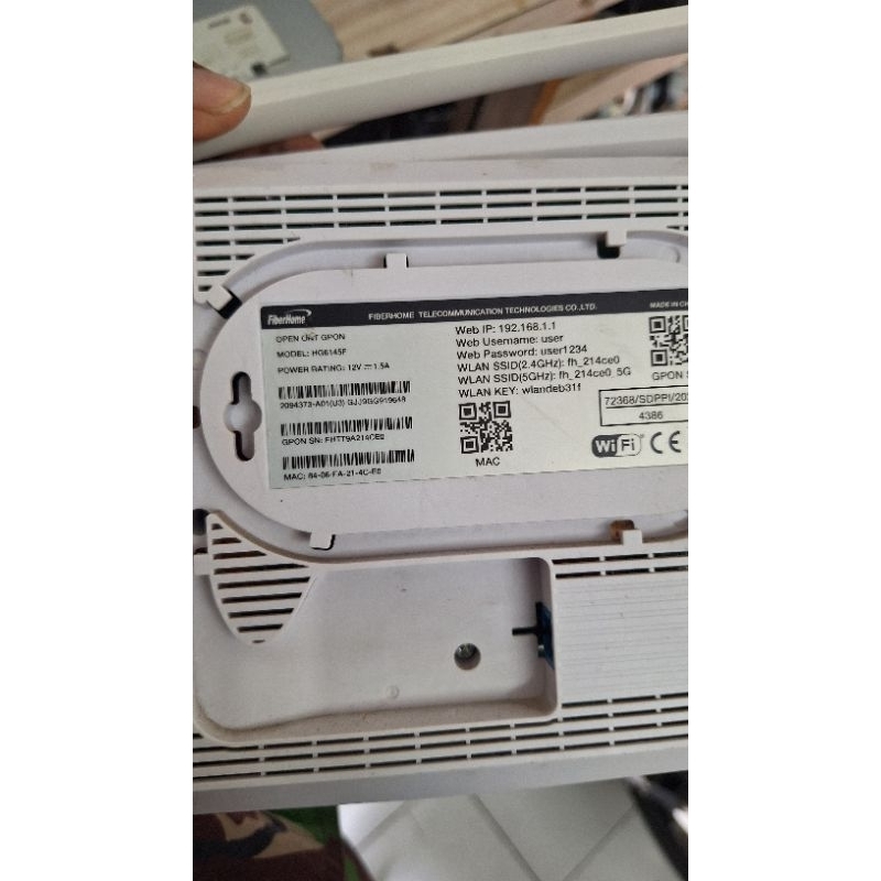 router fiberhome HG6145F gpon