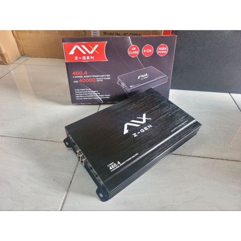 MURAH Power Amplifier AVX Cyber 460.4 4channel 40000w **