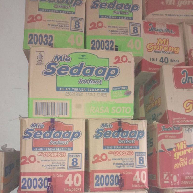 

[Harga grosir] Mie sedaap goreng I soto 1 dus isi 40 pcs
