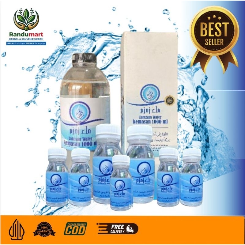 

Air Zam-Zam Asli 100% Original/Oleh-Oleh Haji dan Umroh/Murni/Murah/Kualitas premium