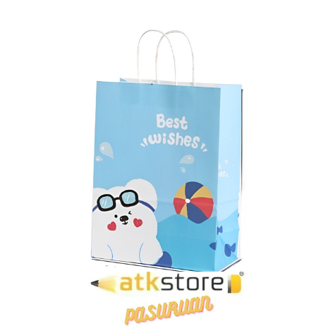 

Paperbag Motif Ukuran 25.5 x 33 x 12.5 cm – Tas Kertas Souvenir / Kado / Hampers