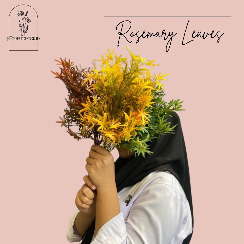 TERMURAH ROSEMARY LEAVES ARTIFICIAL DAUN HIAS PALSU DEKORASI RUMAH/KANTOR/PESTA