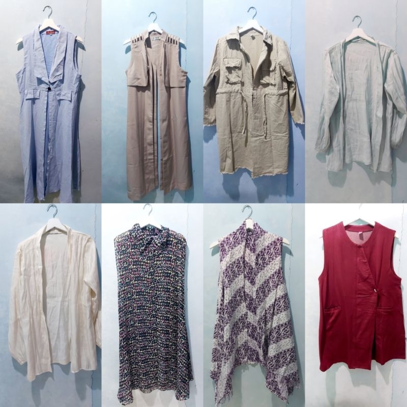 (Preloved) Outer/Abaya Outer/Outer Batik