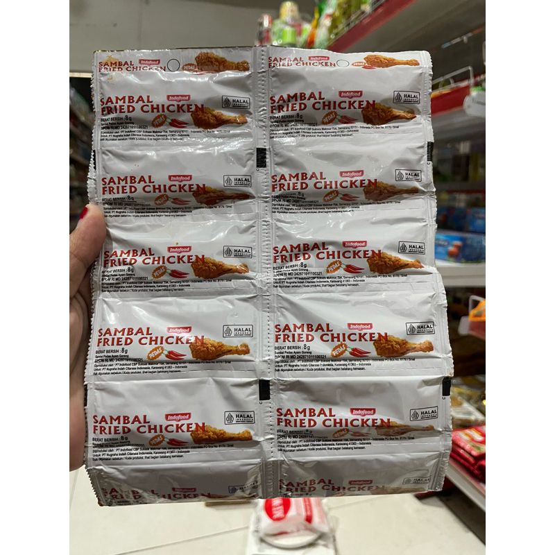 

(1pak isi 24saset)Sambal Friend Chiken-Sambal kentali-sambal kentaki instan