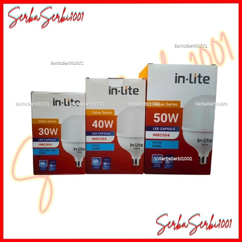 LAMPU LED IN-LITE / LAMPU INLITE (30, 40, 50 WATT)