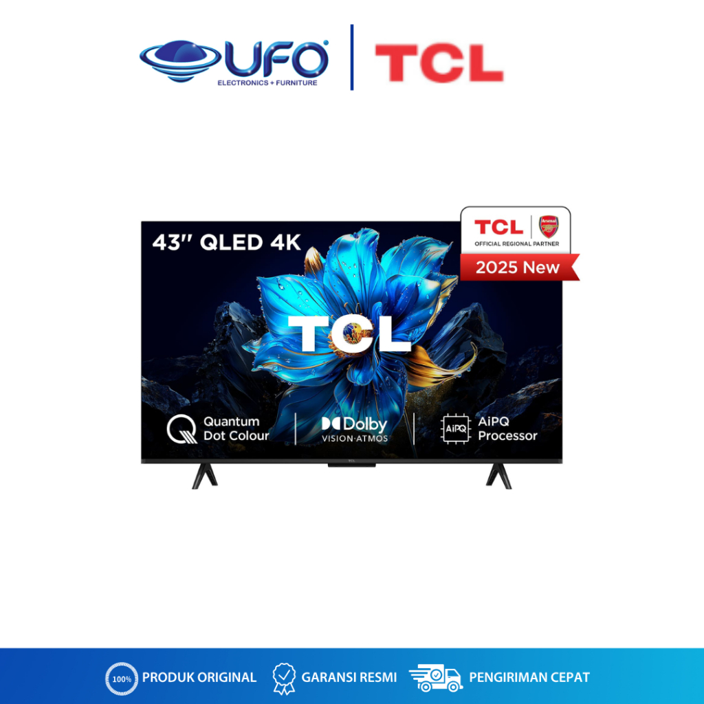 TCL 43P7K 43inch LED Smart TV 4K HDR TV Google TV