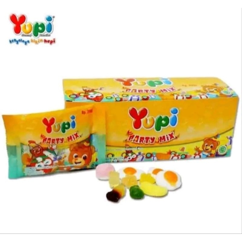 

Yupi Party Mix 1 Box Isi 12 – Gummy Mix Lucu dan Lezat / Yupi Mix