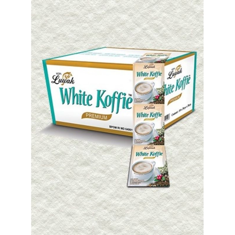 

Luwak White Koffie 12 Renceng / 1 Dus / 120 Sachet