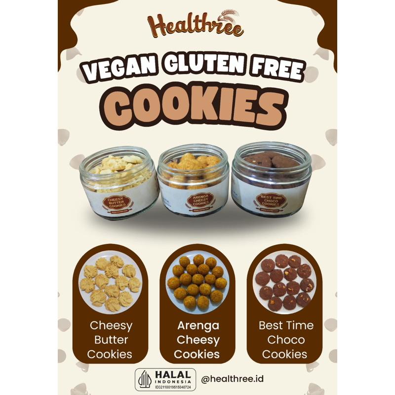 

Vegan Gluten-Free Cookies | Kue Kering Bebas Terigu Vegan