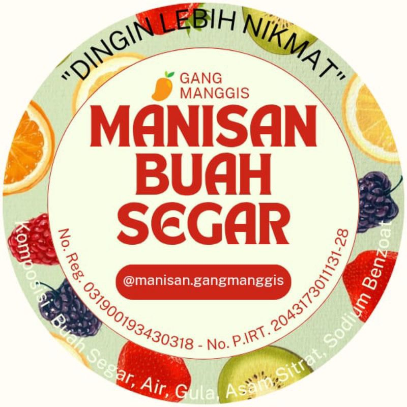 

Manisan buah segar