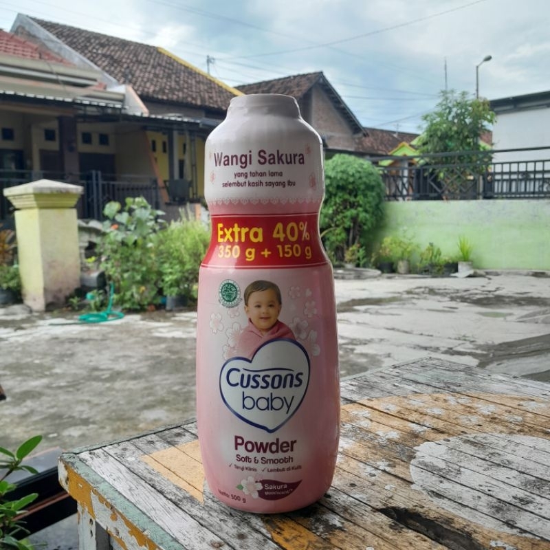 Cussons Baby Powder | Bedak Bayi Tabur | Bedak Bayi 350+150gr