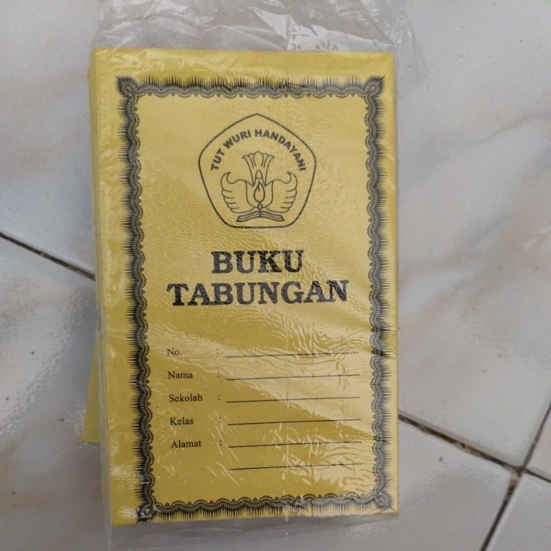 

buku tabungan 1 pak isi 50