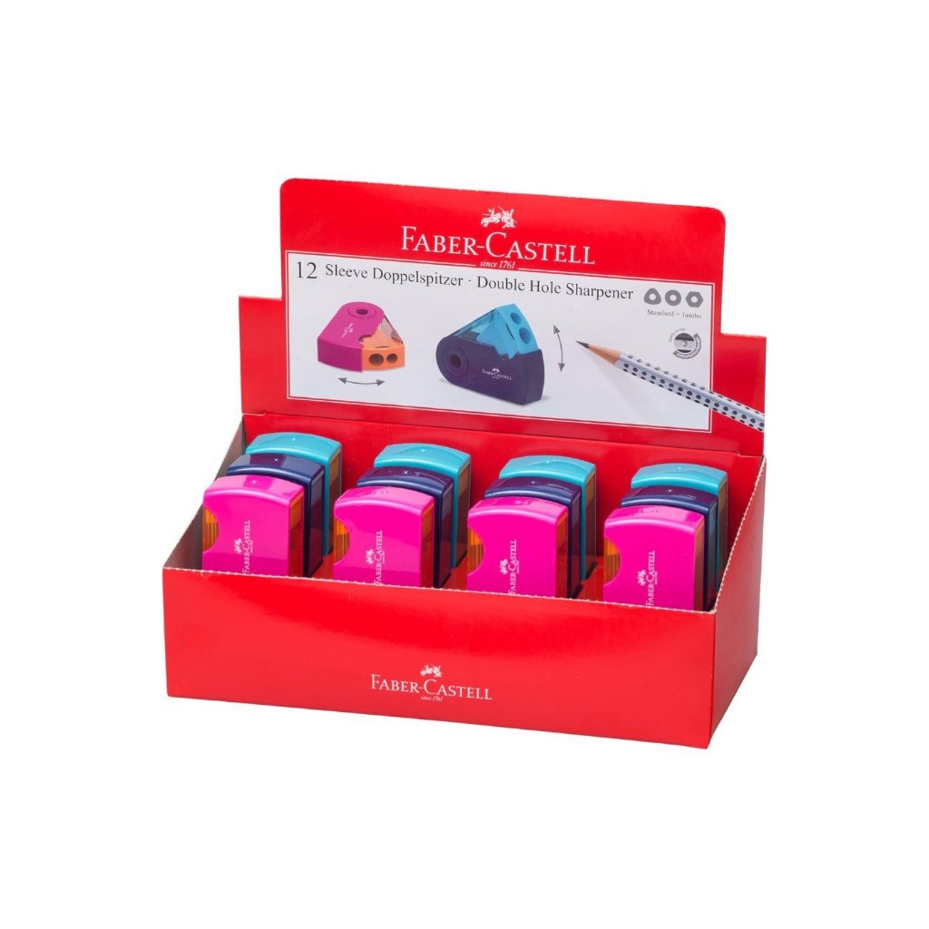 

Faber Castell Sleeve Sharpener New / Rautan Serutan Sleeve Faber Castell / Pcs