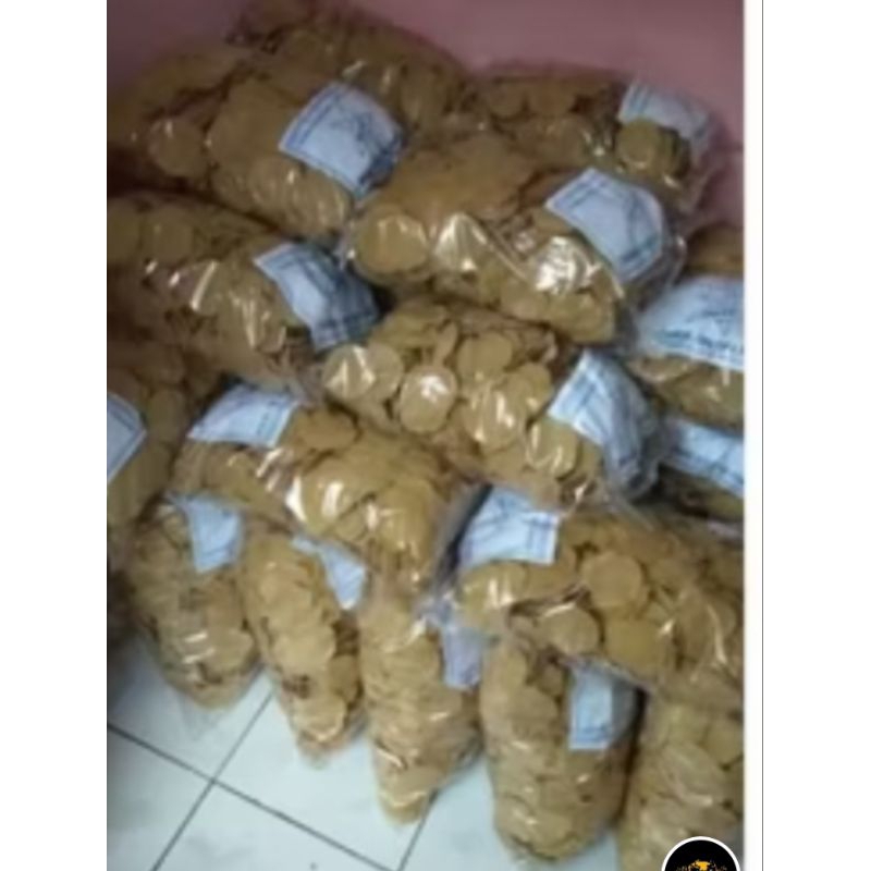 (1kg) krupuk puli mentah rasa bawang