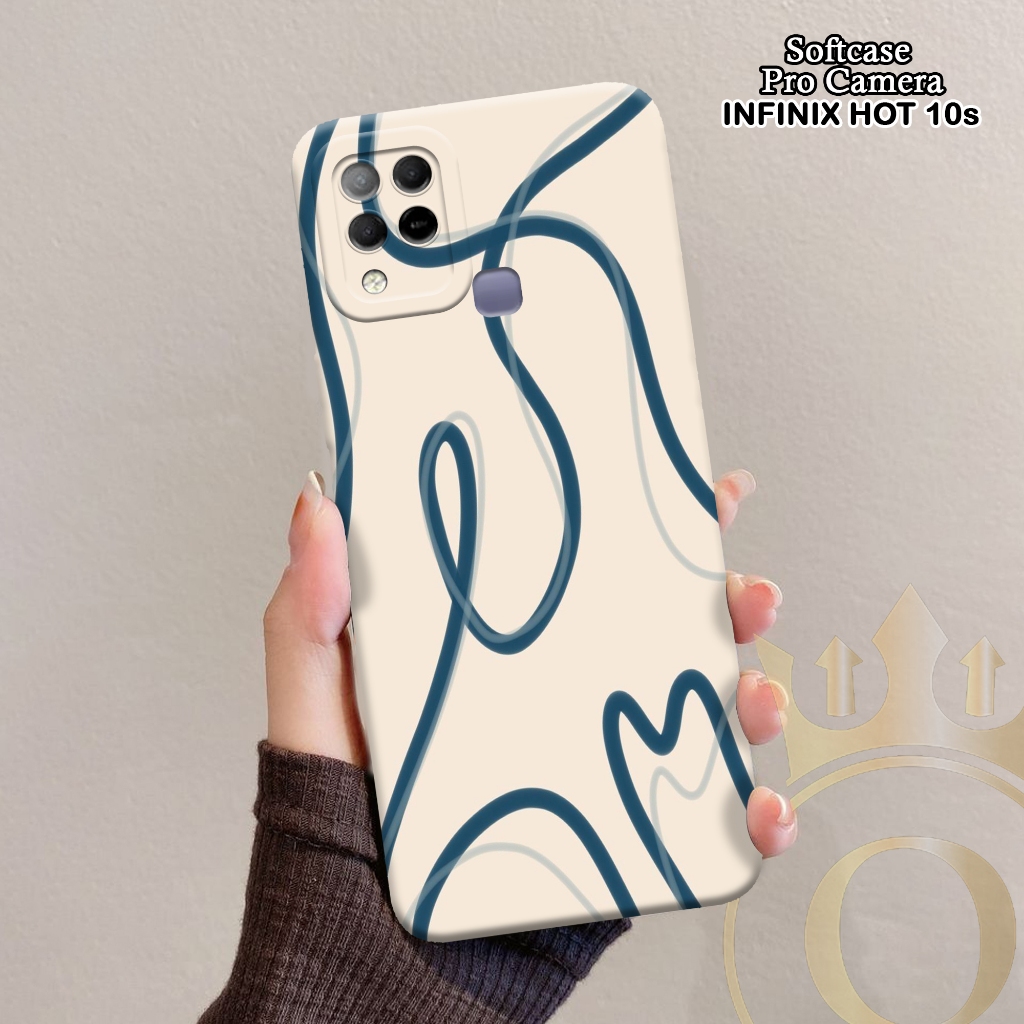 Softcase Infinix Hot 10s - ORORA - Casing Infinix Hot 10s - Motif case Abstrak - Infinix - Softcase 