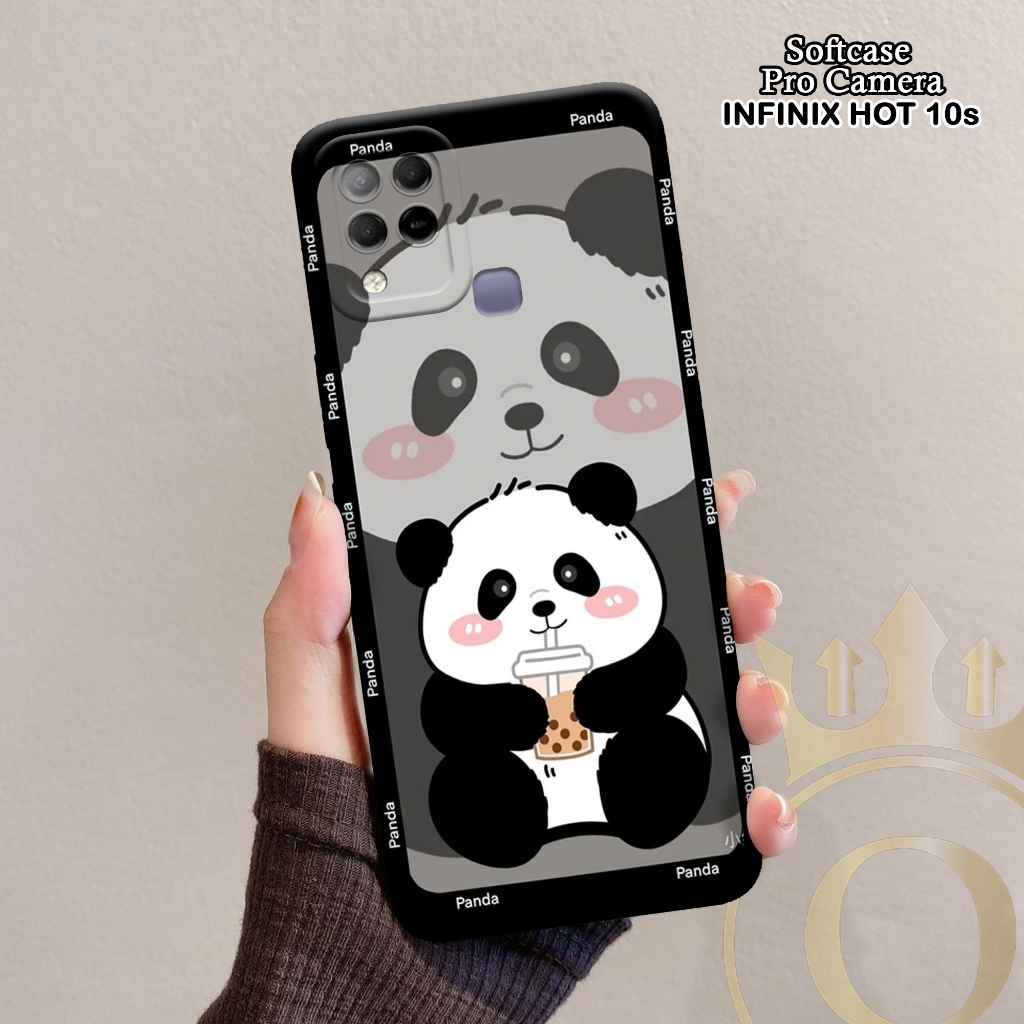 Softcase Infinix Hot 10s - ORORA - Casing Infinix Hot 10s - Motif case Cartoon - Infinix - Softcase 