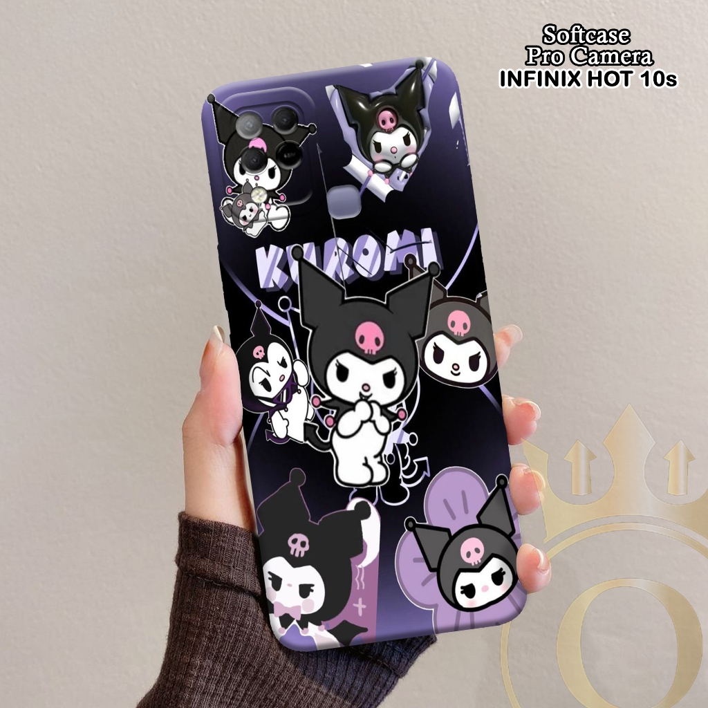 Softcase Infinix Hot 10s - ORORA - Casing Infinix Hot 10s - Motif case Cartoon - Infinix - Softcase 