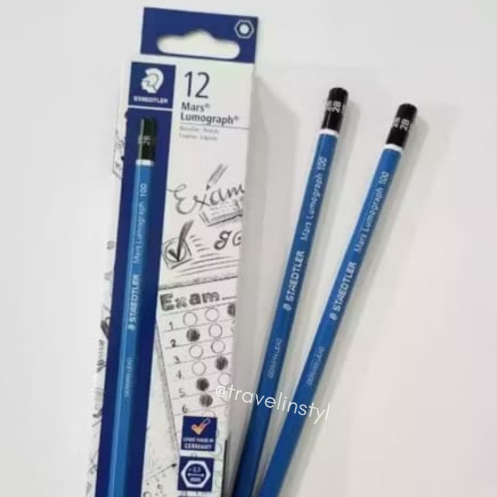 

Pensil Staedtler Mars Lumograph Exam 2B Asli dijual satuan