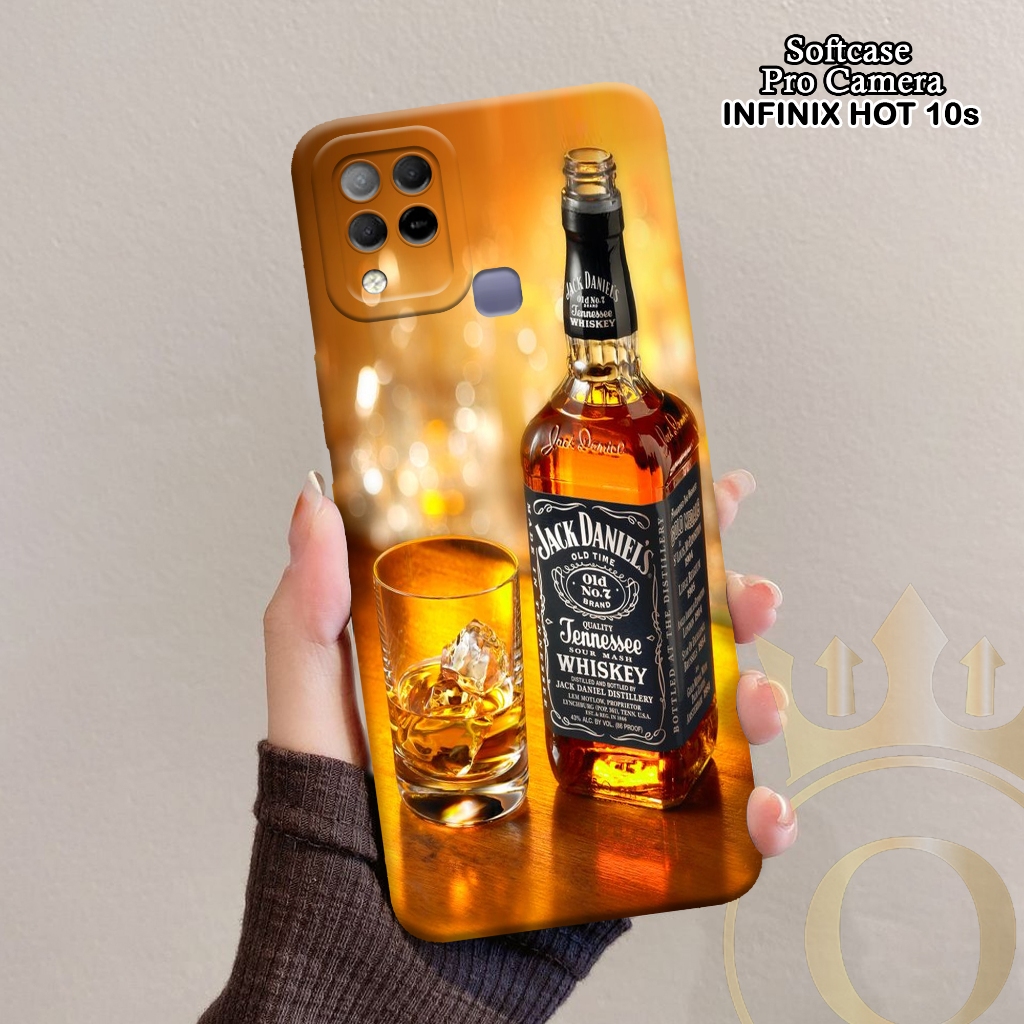 Softcase Infinix Hot 10s - ORORA - Casing Infinix Hot 10s - Motif case Minuman - Infinix - Softcase 