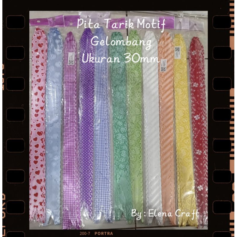 

Pita Tarik Motif Gelombang Ukuran 30mm Per Bks