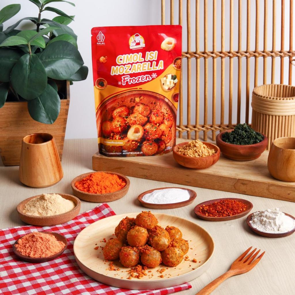 

Cimol Mozarella 18 Bojot AA Bonjot Frozen isi Ayam 16 Keju Sambal geprek suir leleh pedas chili oil endog Daun Jeruk Uwa