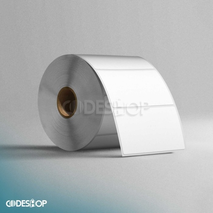 

Label Stiker Thermal 70x50 mm Codeshop 1 Line Core 1 Inch Isi 400 Pcs Roll Printer Barcode Termal