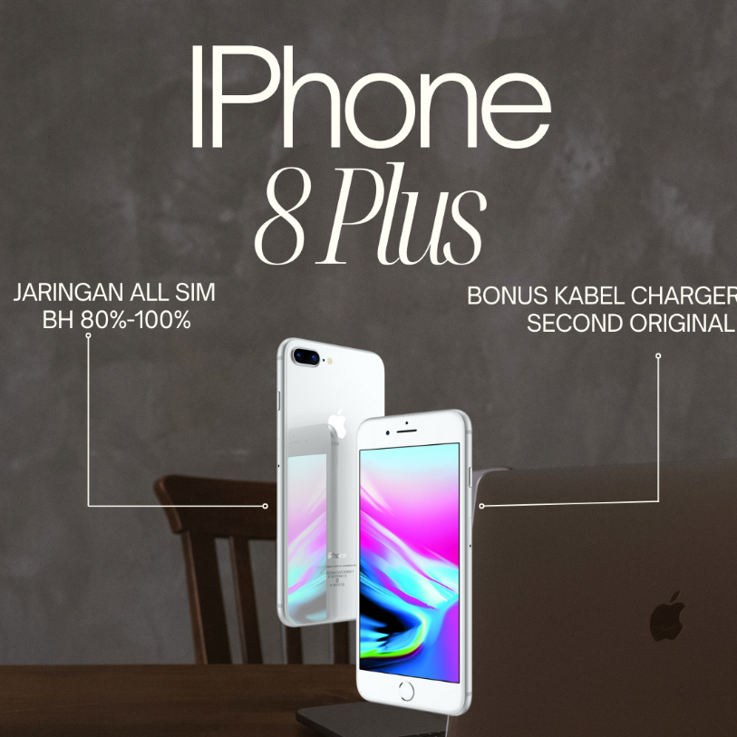 IP Phone 8 Plus Wifi / Cellular 4G Second Normal Mulus Murah