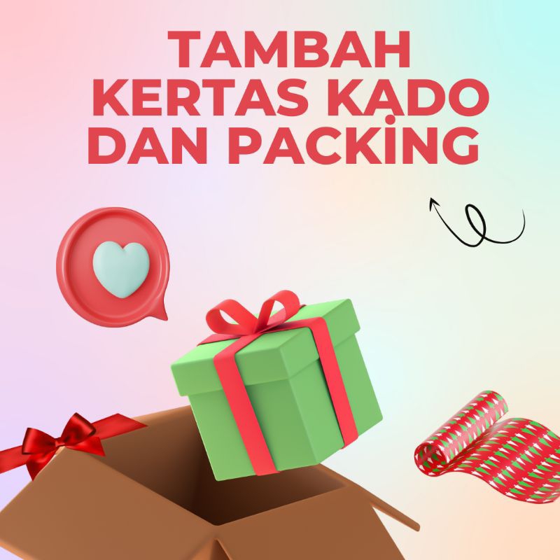 

Tambah Kertas Kado dan Packing Untuk Gift Pernikahan dan Sebagainya