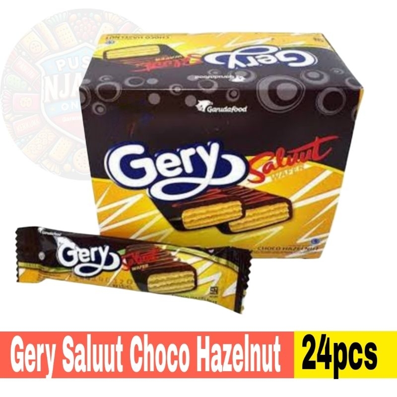

Gery Saluut Choco Hazelnut isi 24pcs