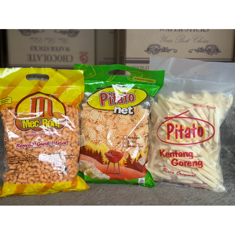

Pitato Kentang / Mecroni / Pitato net bag per pcs