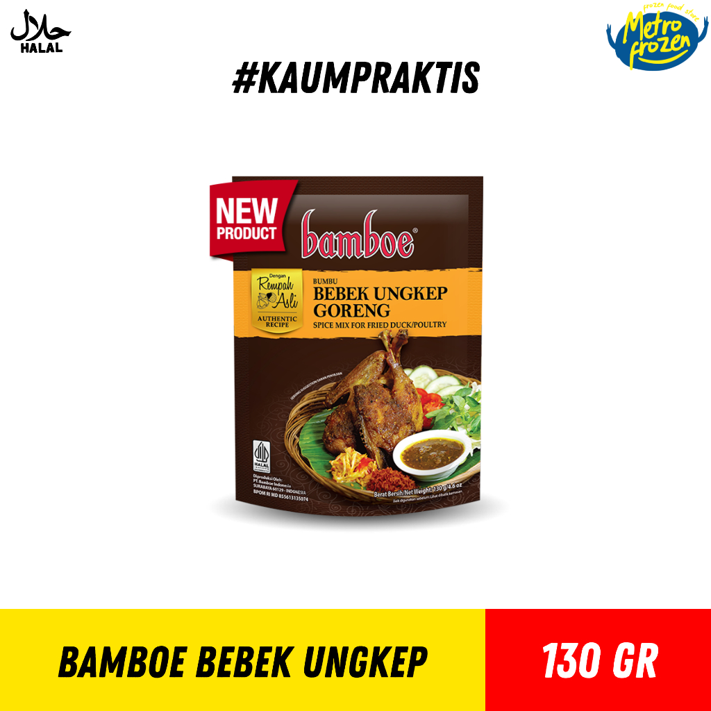 

BAMBOE Bebek Ungkep Goreng 130gr //spice mix for fried