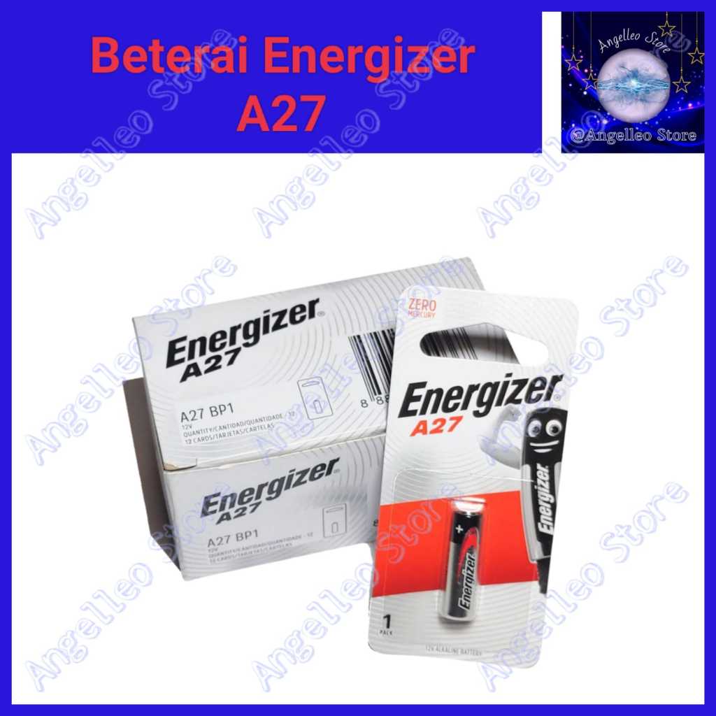 Baterai Energizer A27~Baterai Remot A27~Energizer A27~A27~12Volt~Alkaline~Baru