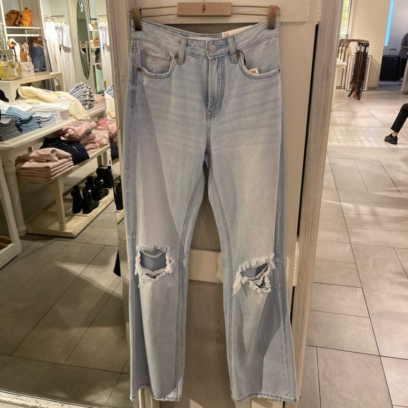 Jeans Straight Wide Stradivarius Jastip (jasa titip)