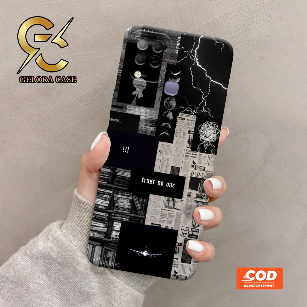 Softcase Infinix Hot 10s - Geloracase - Casing Infinix Hot 10s - Motif case Aesthetic - Infinix - So