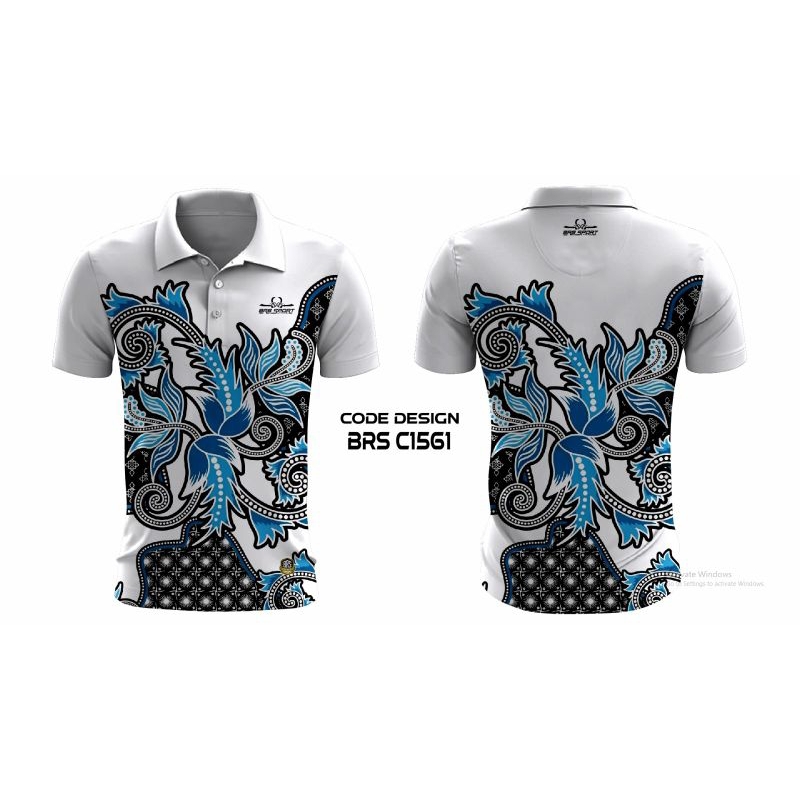 kaos polo batik kualitas premium free custom