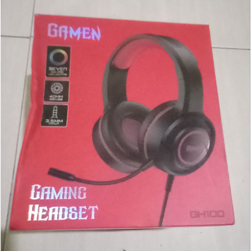 headset gaming GAMEN GH100 second preloved