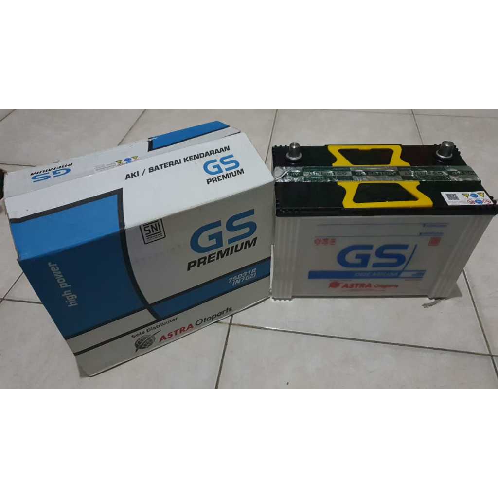 Aki Basah GS Premium 75D31R/N70Z (75AH)
