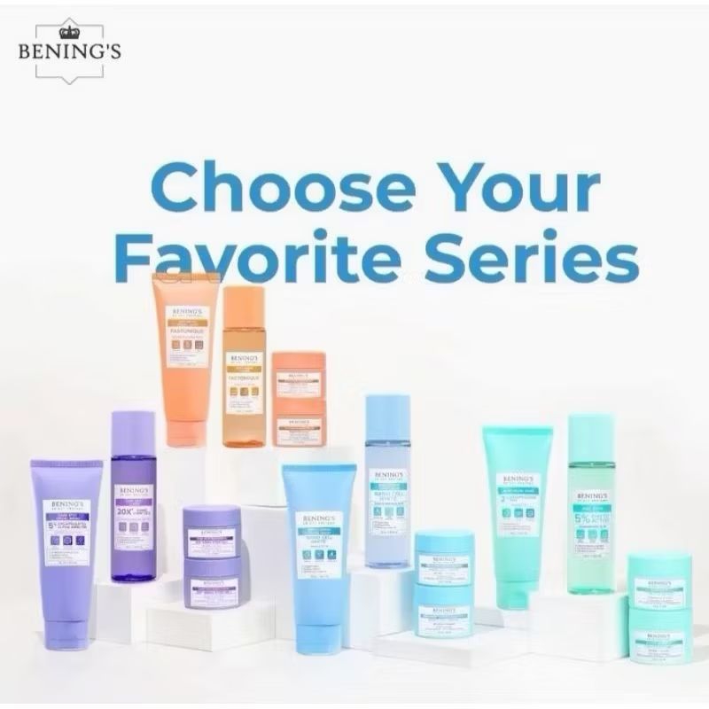 Benings Clinic Darkspot Series Original/ Benings Acne series / Benings Brightening Series/Benings An