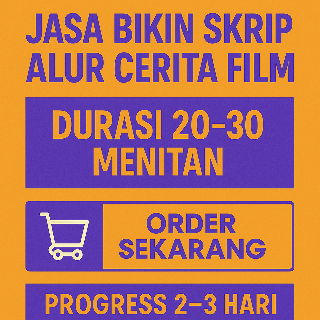 Jasa script alur cerita film youtube