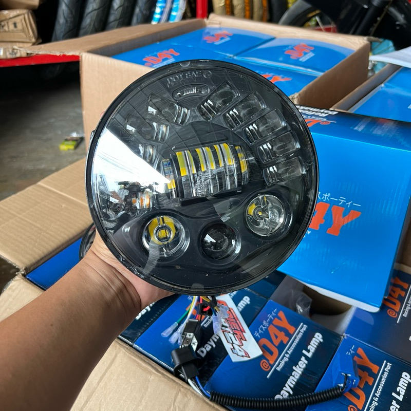 DAYMAKER LED TIGER  7inch DAY 19 LED NINJA VIXION OLD TIGER MEGAPRO