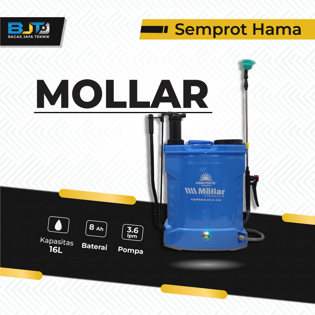 Alat Semprot Hama Manual & Elektrik Knapsack Sprayer 16 Liter MOLLAR