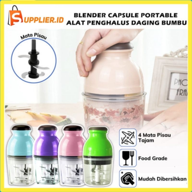Blender Capsule Cutter Blender Bentuk Kapsul Serbaguna Original Random
